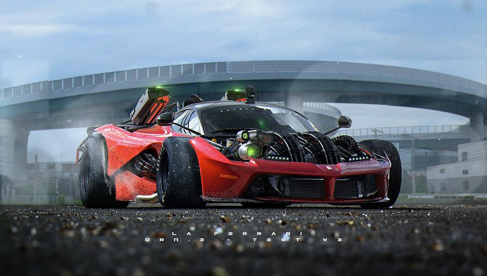 走る戦闘機 未来の自律走行車 ラ フェラーリ のイメージ画像を公開 Creative Trend