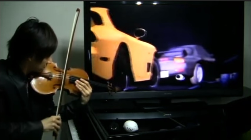 何この神業 ヴァイオリン一つでイニシャルdのbgmとドリフト エキゾースト音を演奏してみた 動画有 Creative Trend