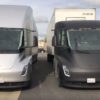 テスラ初のEVトラック「セミ」は航続可能距離805km→966kmに向上？但し充電容量は1,400