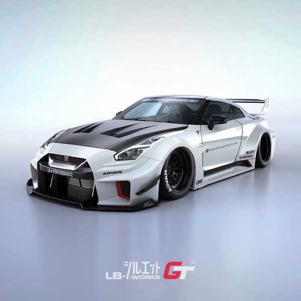 LB-WORKS R35GT-Rシルエット 1/18 リバティウォーク-