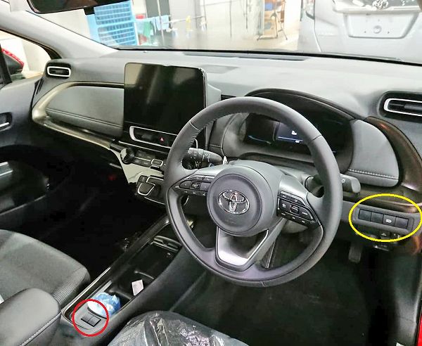 フルモデルチェンジ版 トヨタ新型アクアの内装で気になるところ パドルシフト無し インパネのボタンの配置は少し見づらい 等 Creative Trend