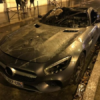 【車は何も悪くない】フランスの燃料税引上げデモにて、メルセデスベンツAMG「GT S」