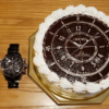 シャネル(CHNEL)J12のホールケーキもあるのか！腕時計をモチーフにしたキャラクターケ