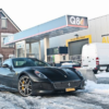 雪道なんて関係ねぇよ。オランダのガソリンスタンドにてフェラーリ「599GTO」が目撃さ