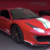 フェラーリ「488ピスタ”Piloti Ferrari”」がグッドウッドを走る。オンボードカメラで