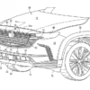 これは珍しい…マツダ新型CXシリーズと思われる特許画像からフロントデザイン等がリー