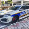 ホンダ・シビックタイプR(FK8)のパトカー／警察車両がマレーシアにて発見される！フラ